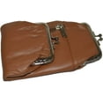 thumbnail image 2 of Marshal 100% Genuine Leather Cigarette and Lighter Case with Twist Clasp Tan, 2 of 6
