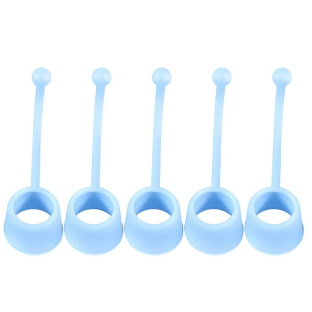CSChome Finger Exerciser 5Pcs 10/20/40/60/75LB Finger Gripper High Elasticity Ergonomic Design Comfortable Grip Finger Exerciser Silicone Finger Flexion