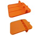thumbnail image 2 of Miyuadkai Silicone Kitchen Spoon Pad with Suction Cup, Orange - Utensil Rest with Drip Pad, Non Slip Dangle Spoon Rest | Household Kitchen Accessory for Counter, Cou, 2 of 9