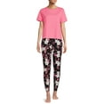 thumbnail image 4 of Secret Treasures Women's and Women's Plus Size Knit Sleep Jogger Pants, 4 of 6