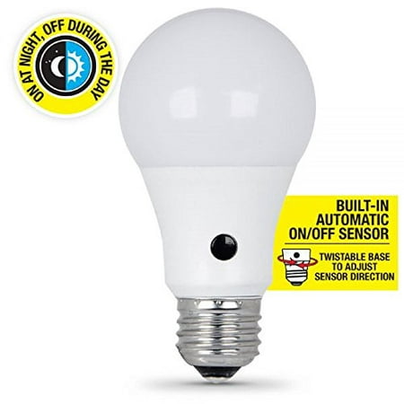 

Feit BPA800/830/DD/LED Dusk to Dawn LED 9.5W 3000K Medium Base Light Bulb