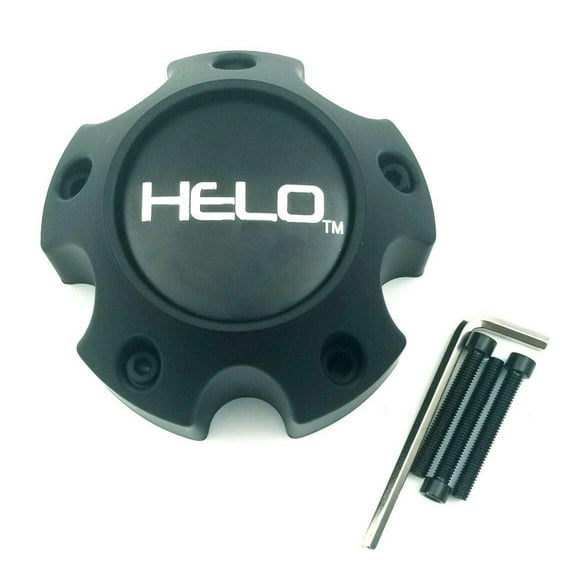 Helo Satin Black Wheel Center Cap 5Lug 5X127 For He878 He886