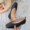 thumbnail image 5 of Norvail Flat Shoes for Women Slip On Comfortable Breathable Walking Ballerina Cute Ballet Flats Pumps Low Wedge Dolly Shoes One Step Easy Wear, 5 of 6