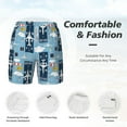 thumbnail image 5 of Gaeub Airplanes and Aviation Signs Mens Swim Trunks Stretch Beach Shorts Quick Dry for Men Swim Shorts Swimwear with Pockets- XX-Large, 5 of 9