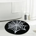 thumbnail image 5 of Wadada Halloween Bath Rug, Spider Web Ghost Pattern Bath Mat, Non Slip Shower Rugs Foot Mat Front Door Mat, Carpet Floor Rug for Home Kitchen Bedroom Bathroom Living Room Decor, 5 of 6