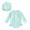 Green, variant on Bagilaanoe Toddler Baby Girl One-Piece Swimsuit Floral Print Long Sleeve Zipper Rashguard Swimwear + Swimming Cap 6M 9M 12M 18M 24M 3T Kids Ruffle Bathing Suit