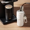 thumbnail image 6 of Sidagar 20oz Ceramic Lined Stainless Steel Insulated Travel Coffee Mug with Leak-Resistant Lid, Black, 6 of 8