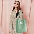 thumbnail image 3 of PCS Bolso de mano para mujer, Bolsa de pana para mujeres y niñas,pequeño bolso de mano elegante para mujer,Con Bolsillo Interior,Para El Viajes, Escuela, Compras, 3 of 3