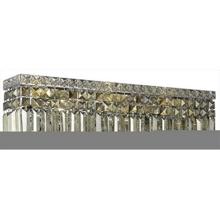 

Elegant Lighting Value Maxime Collection Wall Sconce L:26in H:6.25in E:4.5in Lt:6 Chrome Finish (Royal Cut Crystals)