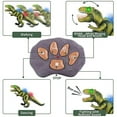thumbnail image 3 of Electric Rc Dinosaur Toys Jurassic Tyrannosaurus Remote Control Dinosaur Lighting&sound Walking Animal Model Kids Toys Xmas Gift, 3 of 4