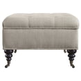 thumbnail image 3 of Serta at Home Abbot Square Tufted Storage Ottoman in Ivory Dream, 3 of 6