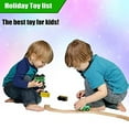 thumbnail image 6 of ToysOpoly 55 Pcs Wooden Train Tracks Set, Magnetic Train Sets Toy for Boys Girls Kids Toddlers, 6 of 9