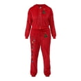 thumbnail image 4 of No Boundaries Faux-Fur Christmas Track Suit, 2-Piece, Women's and Women's Plus, 4 of 4
