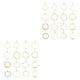 thumbnail image 3 of Minnieouse Pulseras de tobillo Cadenas de pie Joyas para el cuerpo Tobilleras de mujer para decoración de vestidos Type5 NO5 Minnieouse CBP220253, 3 of 6