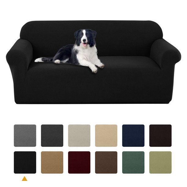 Sanmadrola Couch Cover Water Resistant Stretch Sofa Slipcover Jacquard
