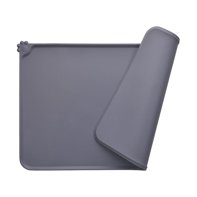 Alfombrilla de silicona antideslizante para comida de mascotas, fácil de limpiar, apta para lavavajillas, resistente al agua Sincero Hogar