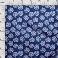 thumbnail image 3 of oneOone Georgette Viscose Dark Blue Fabric Halloween Craft Projects Decor Fabric Printed By The Yard 42 Inch Wide, 3 of 4