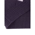 thumbnail image 3 of ZAXARRA Women?s Diamond Check V Neck Knitted Sweater Pullover Elastic Vest, 3 of 9