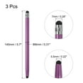 thumbnail image 2 of 3pcs Stylus Pens for Touch Screens Capacitive Stylus Universal Tablet Pen, Purple, 2 of 6