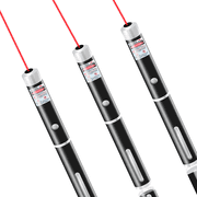 Hibibud 3Pcs Laser Pointer,Precise Laser Light for Presentations,High-Visibility Laser Pointer High Power,Red