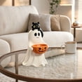 thumbnail image 3 of Halloween Candy Bowl, Ghost Shaped Resin Candy Dish, Boo Ghost Serving Tray, Halloween Decorations Indoor, Home Party Fall Decor for Porch Mantel Tabletop, 3 of 8