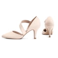 thumbnail image 2 of Pennysue Women's Nude Strappy Short Heels With Pointed Toes Size 6, 2 of 4