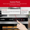 thumbnail image 4 of London Sunshine® Premium Stainless Steel Food Dehydrator - Double Wall SS Structured with Glass Window - 6 Trays, 4 of 6