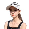 thumbnail image 2 of Yaju Fashion Sports Caps, Sun Caps, Men's Caps, Women's Caps For Anyone (1 Piece) White, 2 of 3