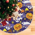 thumbnail image 5 of FMSHPON Halloween Pumpkin Xmas Christmas Tree Skirt Stand Mat for Holiday Party Decoration Indoor Outdoor 36 inches, 5 of 6
