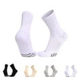 thumbnail image 3 of Xfvqtps Mens Running Socks Cushioned Absorb Sweat Bottom of Towel Long Tube Socks for Outdoor Cycling Running Sports Socks Black, 3 of 3