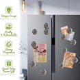 thumbnail image 4 of 12 Pcs Glass Refrigerator Magnet Magnetic Fridge Sticker,Decor for Kitchen,Whiteboard, Cabinet,Adorable Rottweiler With Tongue Out, 4 of 4
