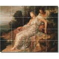 thumbnail image 1 of Ceramic Tile Mural-George Watts Women Painting 99. 60" w x 48" h using (20) 12 x 12 ceramic tiles, 1 of 3