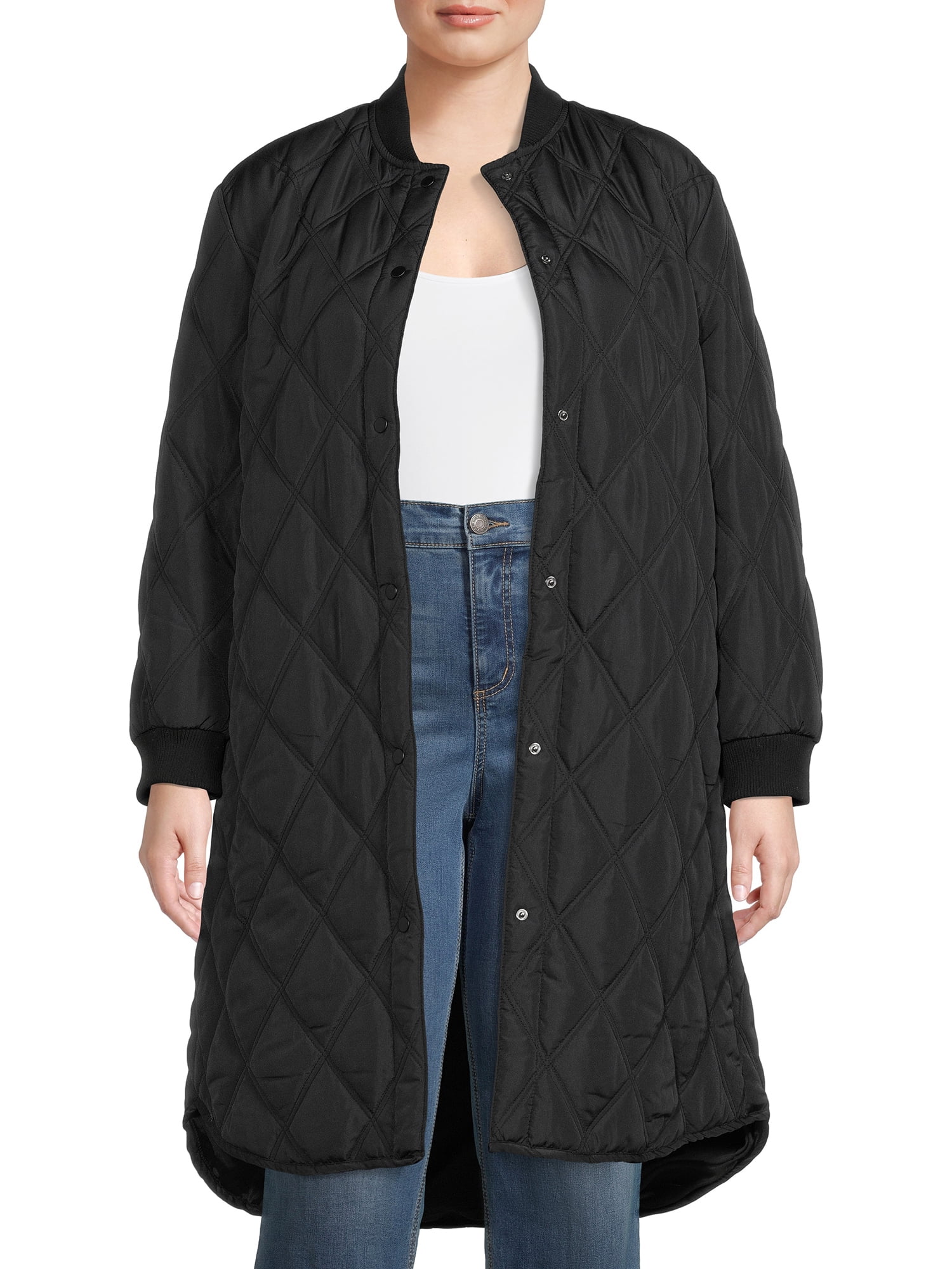 women's plus size quilted jacket