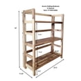 thumbnail image 4 of Fairway Avenue Home Acacia 3 Shelf Folding Bookcase, 4 of 8