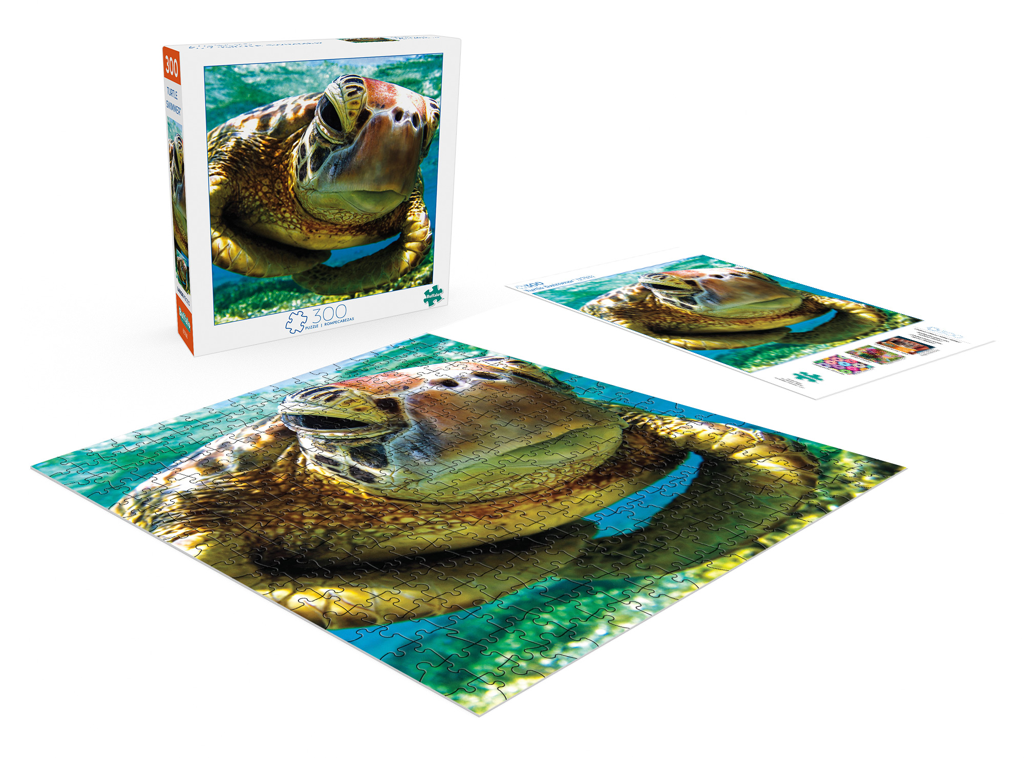 Buffalo Games - Art of Play - Turtle Swimmer - 300 Piece Jigsaw Puzzle