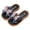 Black, variant on Toddler Girls Slides Sequin Bow Casual Flat Sandals Square Open Toe Summer Beach Shoes