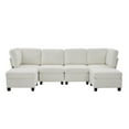 thumbnail image 2 of Modular Sectional Sofa, Freely Combinable 6-Seat Convertible Sectionals with Chaise, U Shaped Oversized Sectional Couches with Storage Ottoman for Home Apartment Office (Beige), 2 of 11