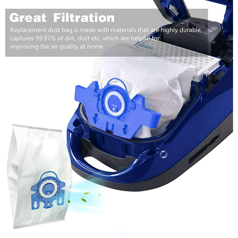 15pcs Vacuum Cleaner For Miele Gn Airclean 3d Efficiency Dust Bags