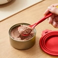 thumbnail image 5 of Dog Food Cans Lids,3-In-1 Silicone Cat Food Can Cover with Feeding Spoon for Dog Cat Food Storage | Dishwasher Safe Leak-proof Round Can Lids | Universal Size,Red, 5 of 7