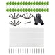 thumbnail image 1 of Juego de aros para invernadero, aros de jardín flexibles, aros de soporte para túnel de cultivo, marco para Juego de 25 aros., 1 of 5