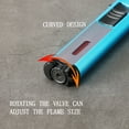 thumbnail image 3 of 5.7in Double Jet Flame Butane Torch Lighter with Flame Locking & Safety Switch Function. Blue(Sold without Gas), 3 of 6