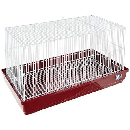 Prevue Hendryx SP2060R Deluxe Hamster and Gerbil Cage, Bordeaux Red,Small