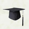 thumbnail image 3 of Graduation Caps with Tassels Graduation Ceremony Party Supplies Graduation Hat Photo Props for Students (Black Tassels), 3 of 3