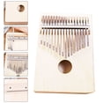 thumbnail image 1 of KAKOWELY 1 Set of Wood Thumb Piano Simple Design for Musicians Music Instrument, 1 of 8