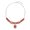 Red Jasper, variant on Opalite  Mix Silvertone Beaded Necklace for Women Jewelry for Women Size 18-20" Ct 77.9 Birthday Christmas Gifts