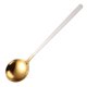 thumbnail image 1 of Nvzi Round Soup Spoon 4 Piece, Stainless Steel Bouillon Spoon，White Gold, 1 of 5