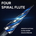 thumbnail image 2 of Four Spiral Flute Step Drill Bit Set, 3PCS 1/8"-7/8" High-Speed Steel Unibit Step Bits with 1/4" Hex Shank for Stainless Steel Metal Aluminum Wood Plastic, 2 of 7