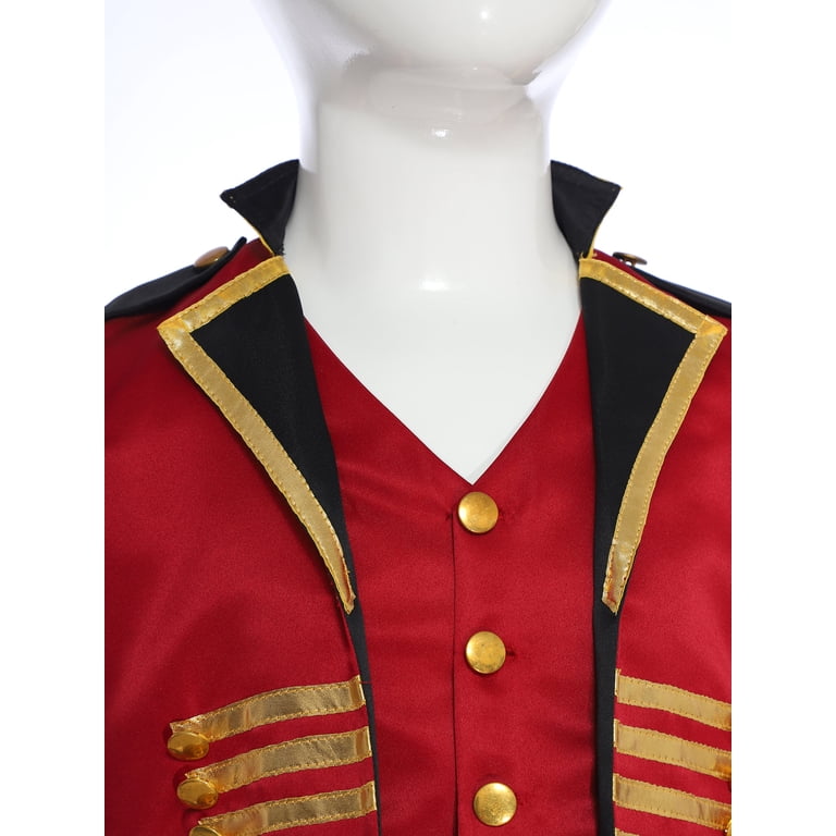 Blazer Steampunk Enfant Garçon - Costume Smoking Gothique Queue De Pie - Mariage, Halloween, Carnaval - Taille 5-16 Ans