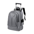 thumbnail image 3 of Runquan Sac à Dos à Roulettes Grande Capacité Sac à Dos pour Ordinateur pour Nuit Affaires Gris, 3 of 8