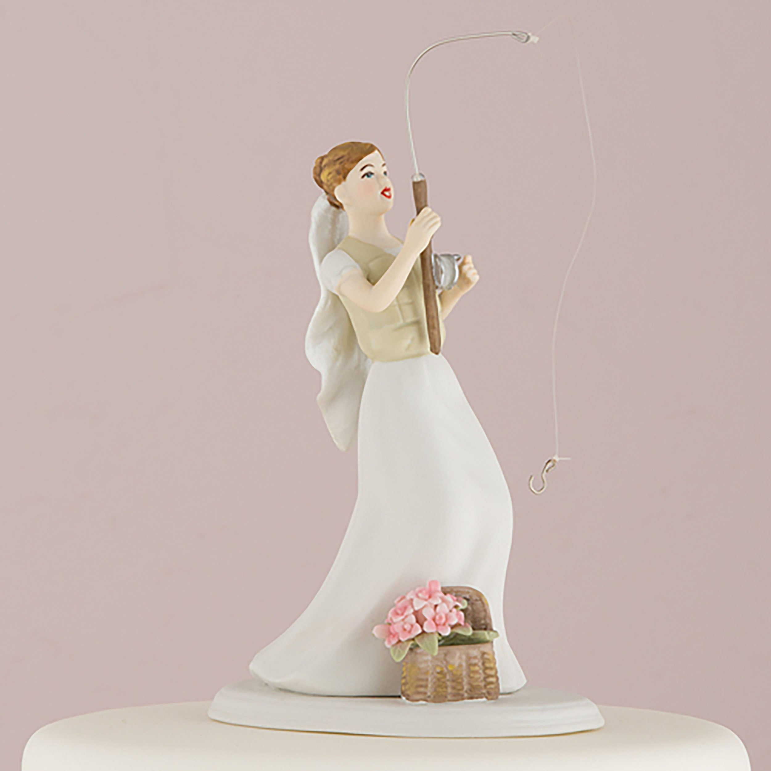 Weddingstar Bride And Groom Catch Of The Day Cake Topper 
